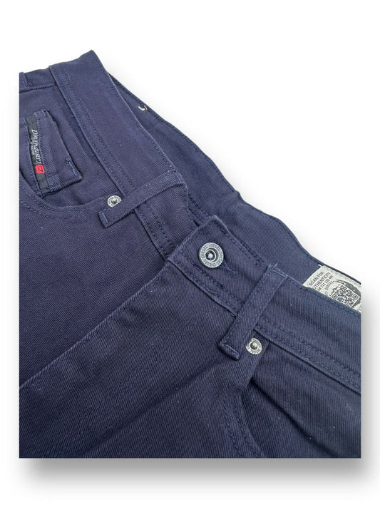 Diesel Navy Cotton Jeans